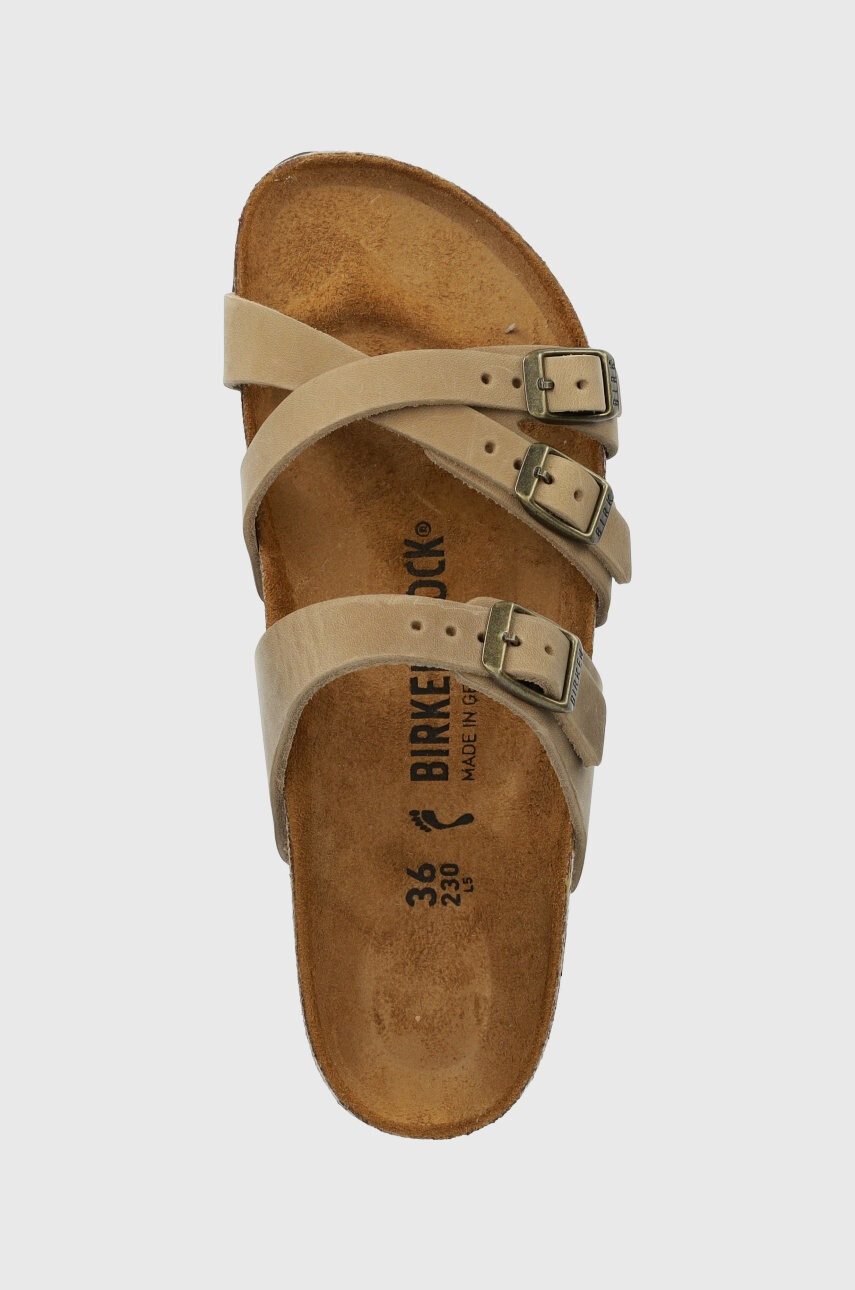 Birkenstock Кожени чехли Franca - Pepit.bg