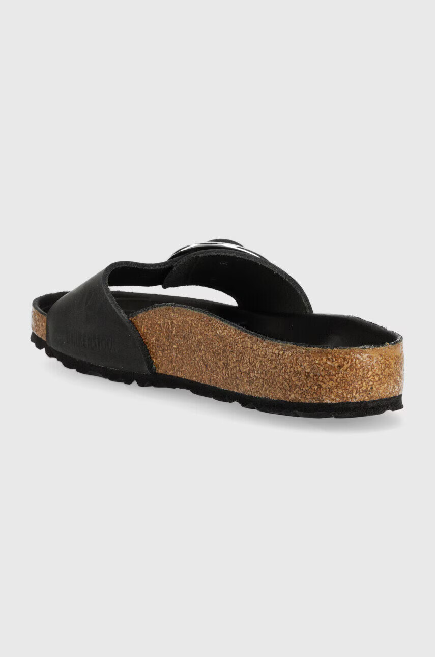 Birkenstock Кожени чехли Madrid дамски в златисто - Pepit.bg