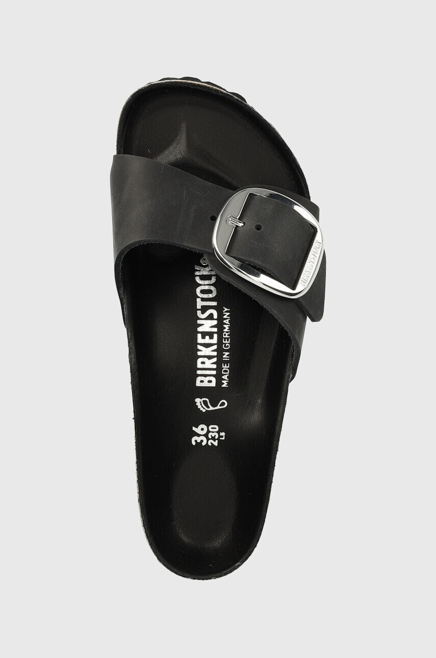 Birkenstock Кожени чехли Madrid дамски в златисто - Pepit.bg