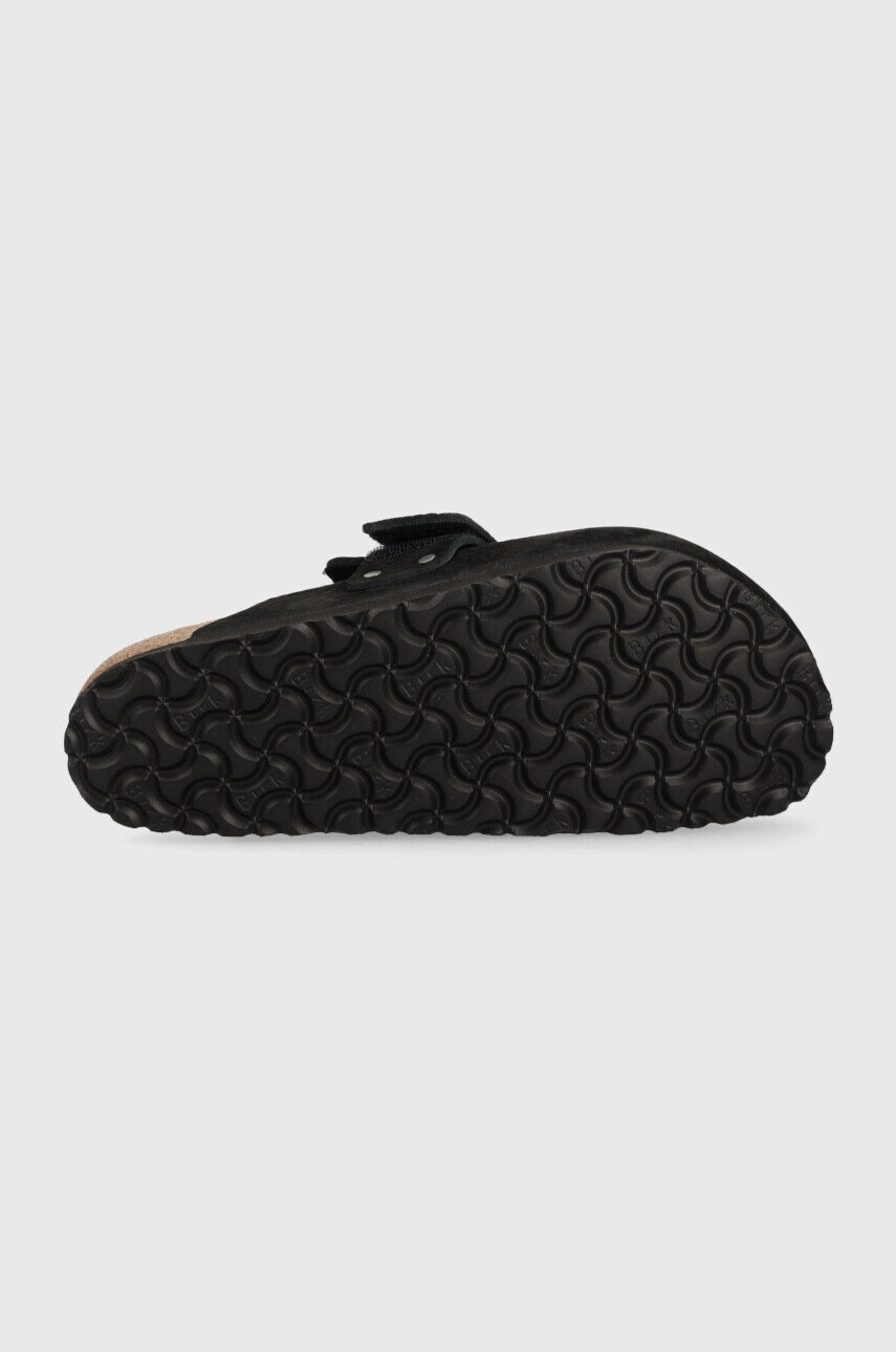 Birkenstock Кожени чехли Nagoya в черно 1020413 - Pepit.bg