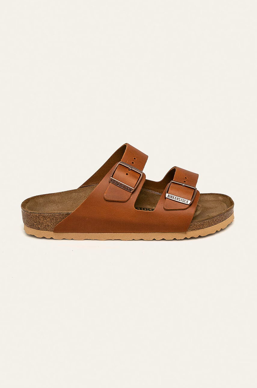Birkenstock Кожени джапанки Arizona NL - Pepit.bg