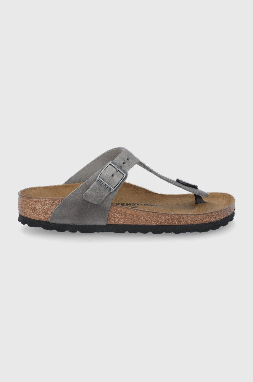 Birkenstock Кожени джапанки FL Gizeh - Pepit.bg