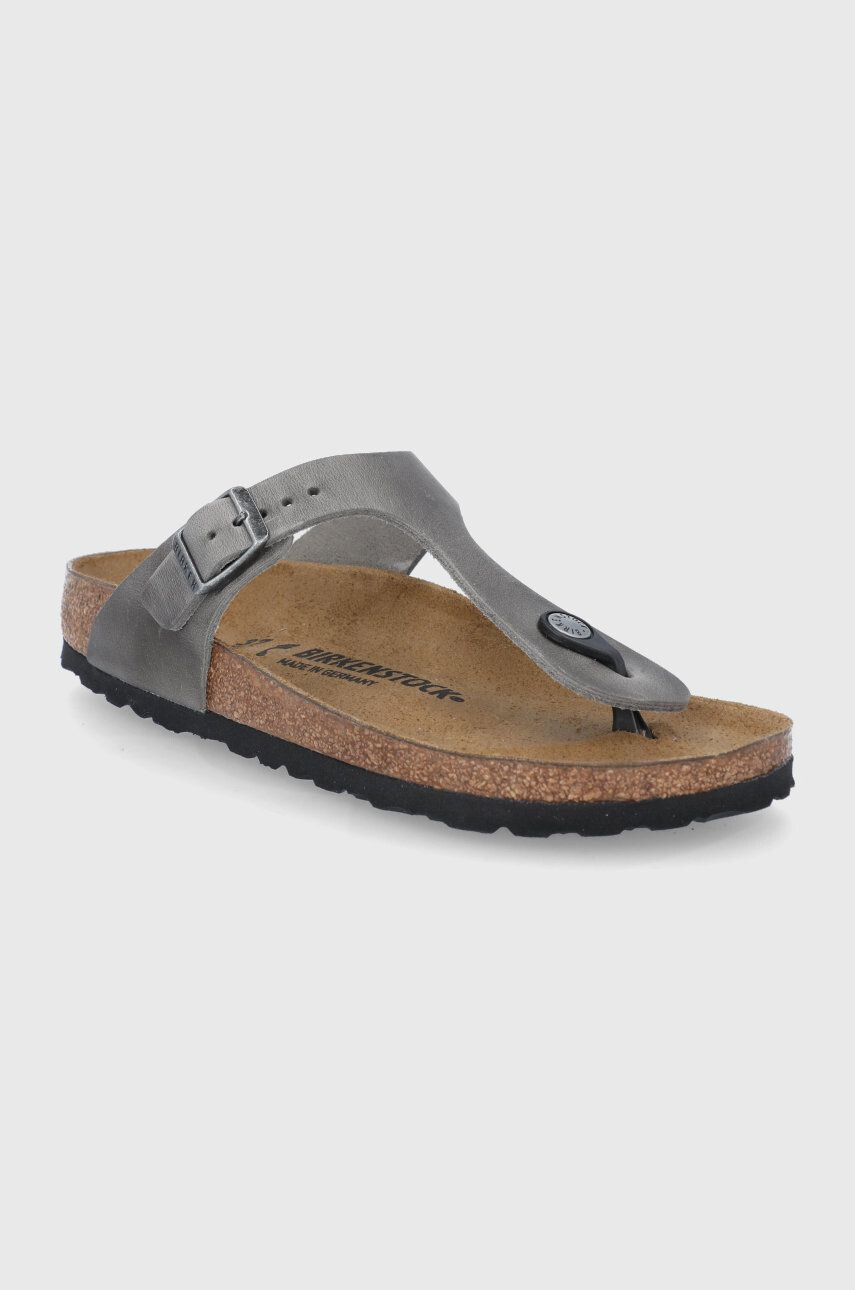 Birkenstock Кожени джапанки FL Gizeh - Pepit.bg