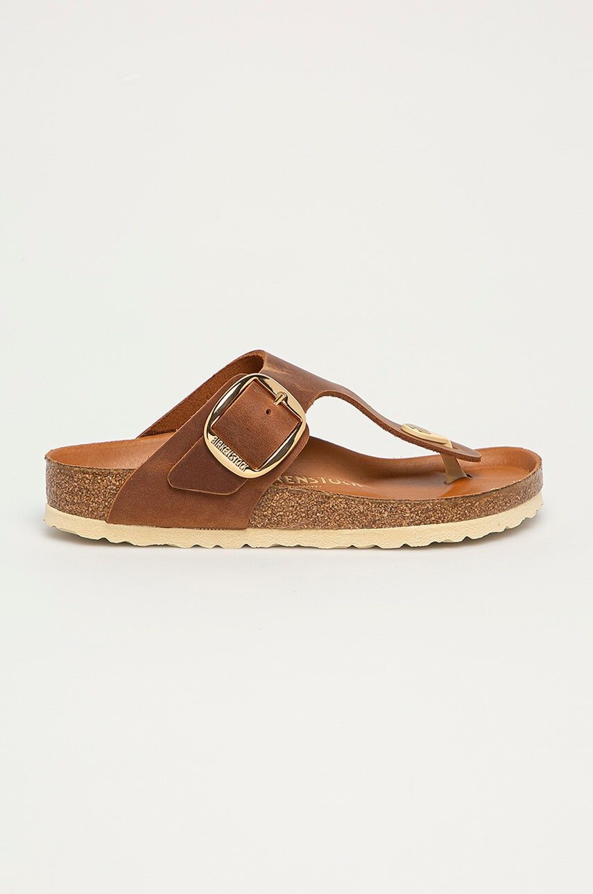 Birkenstock Кожени джапанки Gizeh Big Buckle - Pepit.bg