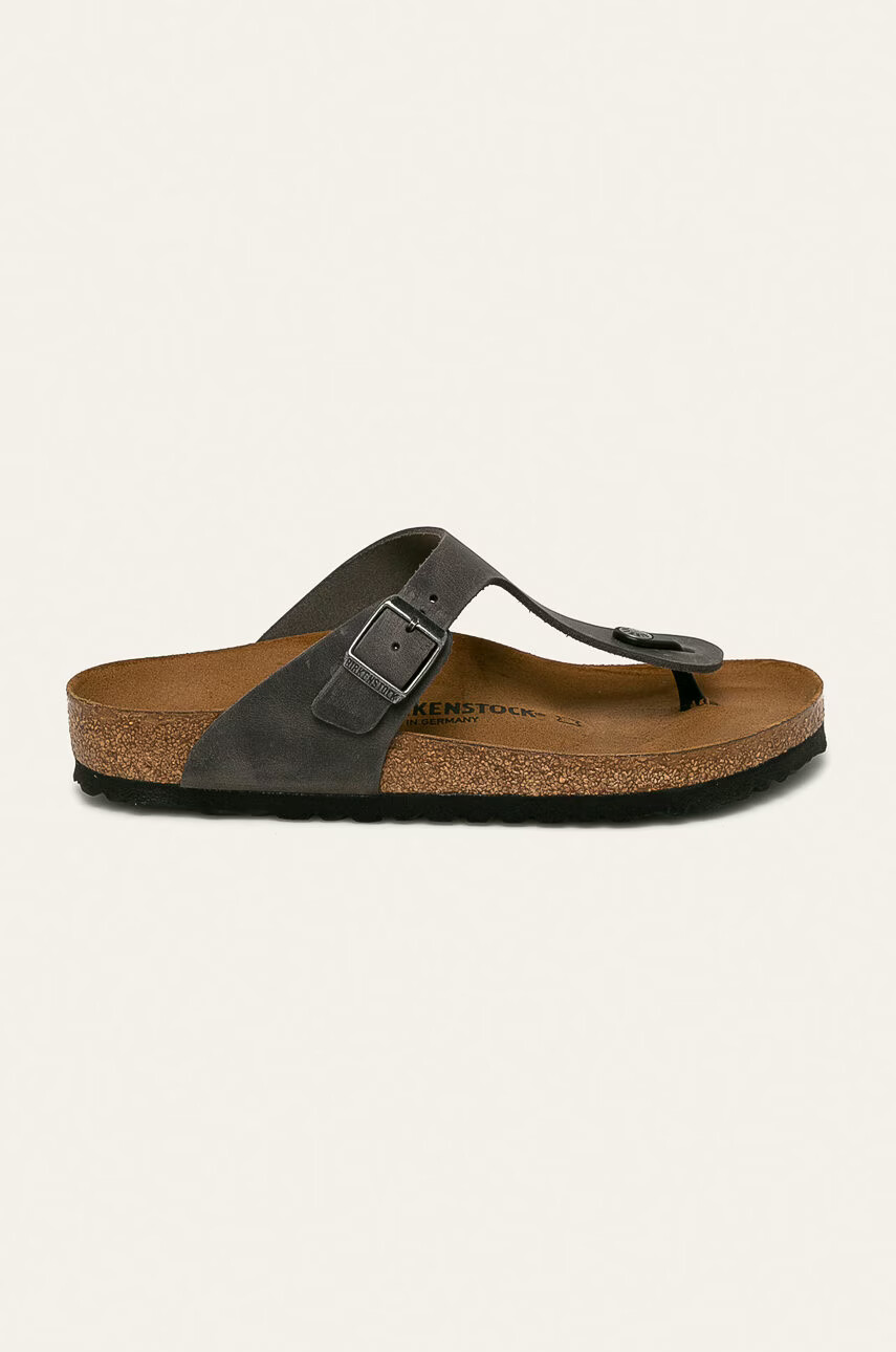 Birkenstock Кожени джапанки Gizeh FL - Pepit.bg