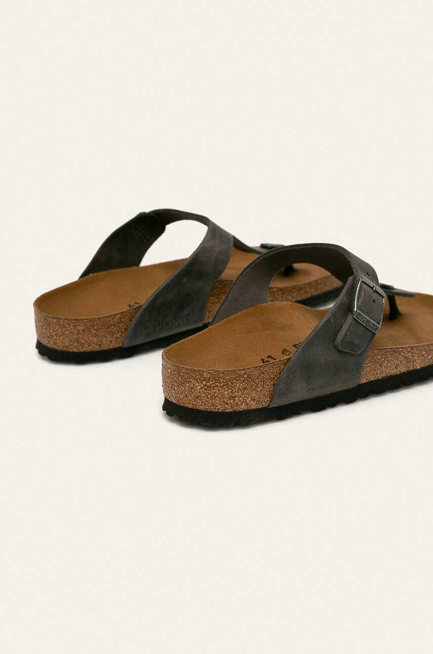Birkenstock Кожени джапанки Gizeh FL - Pepit.bg