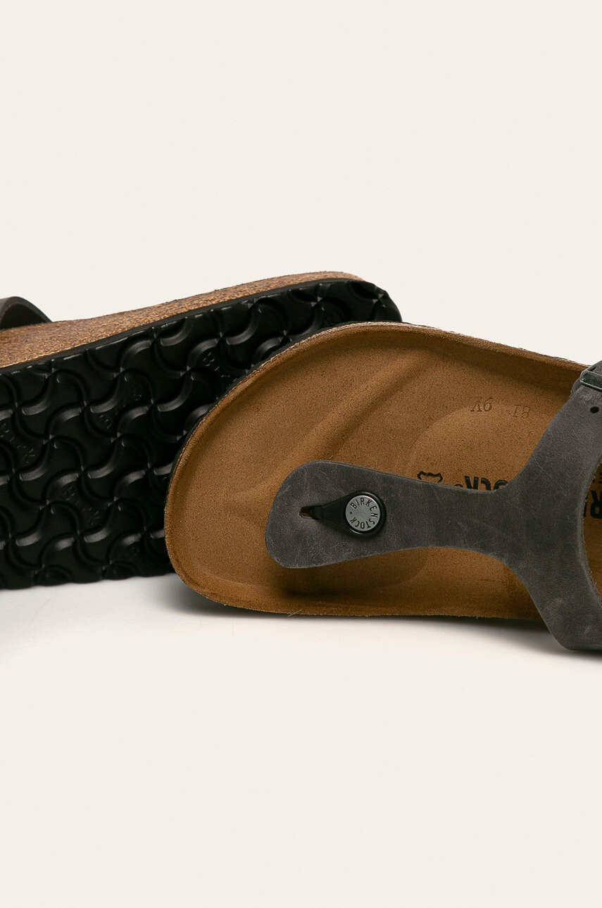 Birkenstock Кожени джапанки Gizeh FL - Pepit.bg