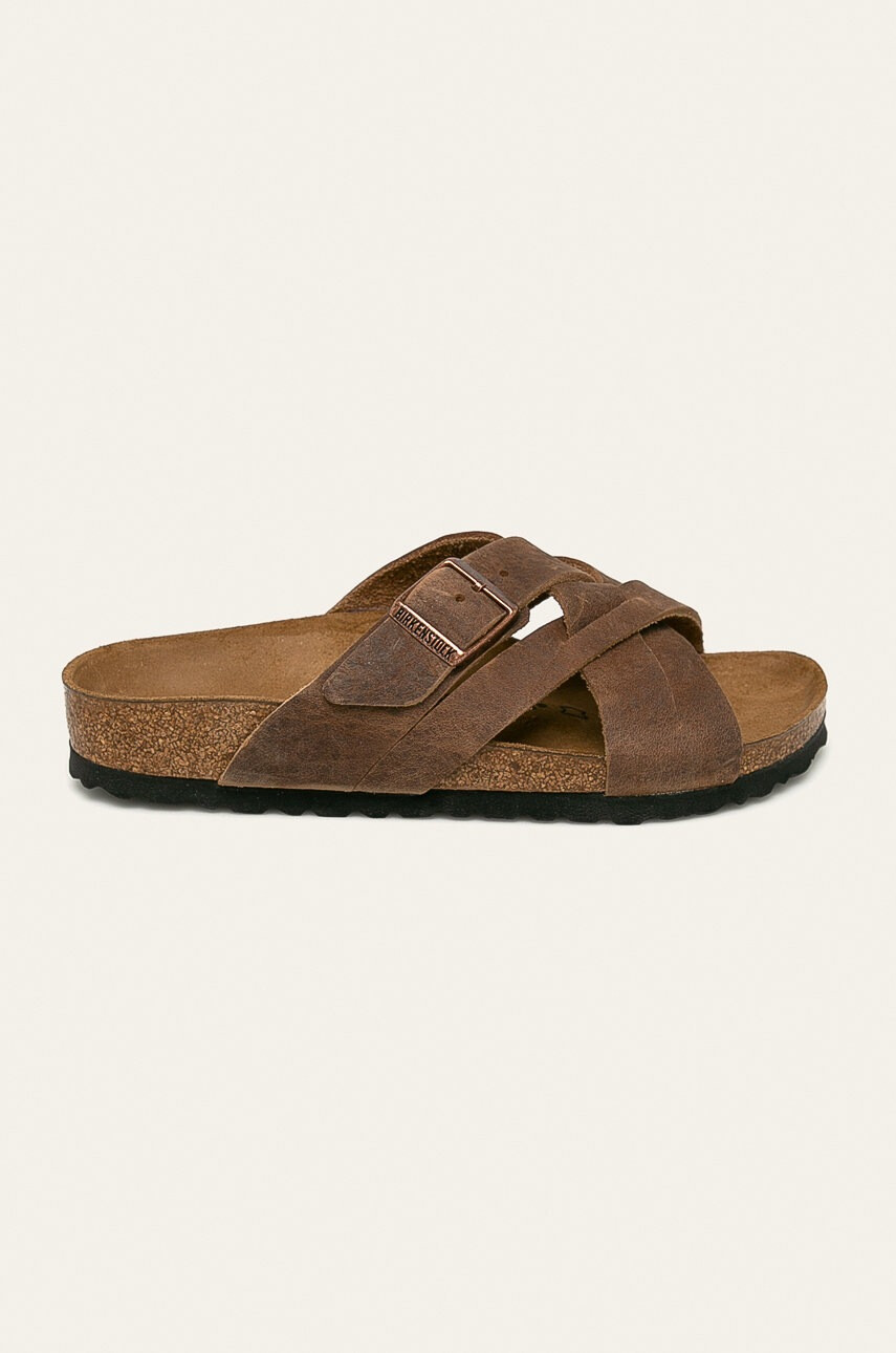 Birkenstock Кожени джапанки Lugano - Pepit.bg