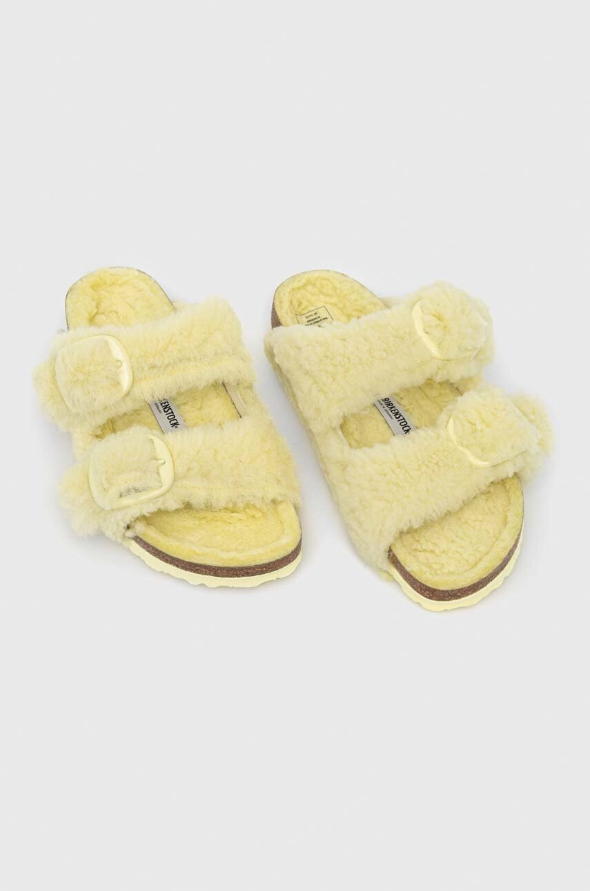 Birkenstock Пантофи Arizona Bb Shearling в жълто - Pepit.bg