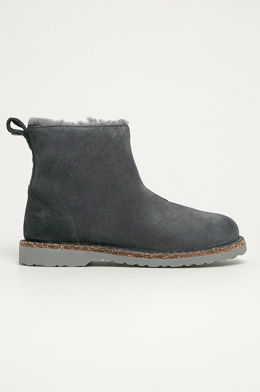 Birkenstock Велурени боти Melrose Shearling - Pepit.bg