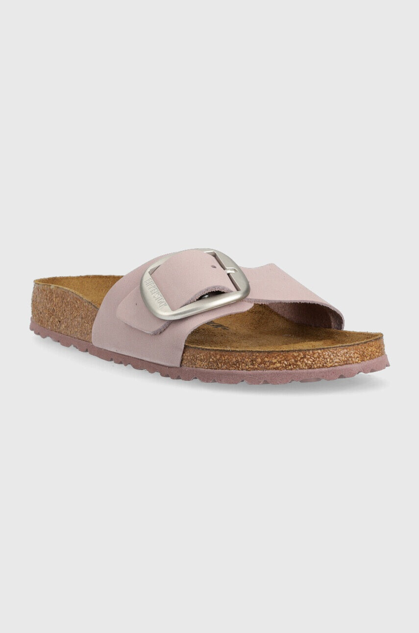 Birkenstock Велурени чехли - Pepit.bg