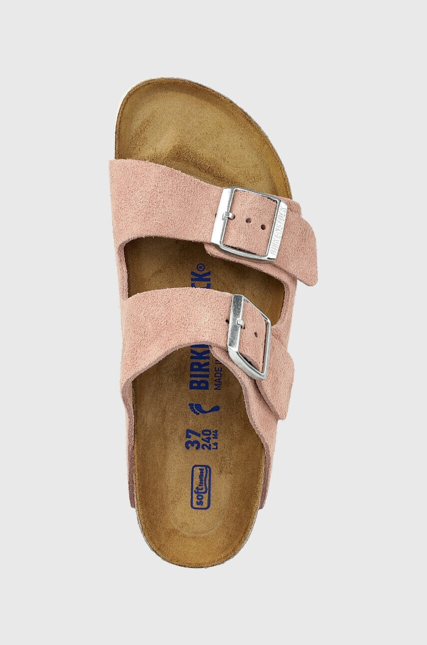 Birkenstock Велурени чехли - Pepit.bg