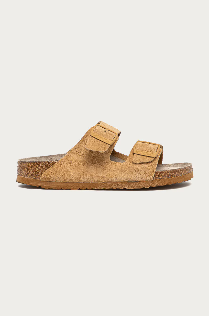 Birkenstock Велурени чехли Arizona - Pepit.bg