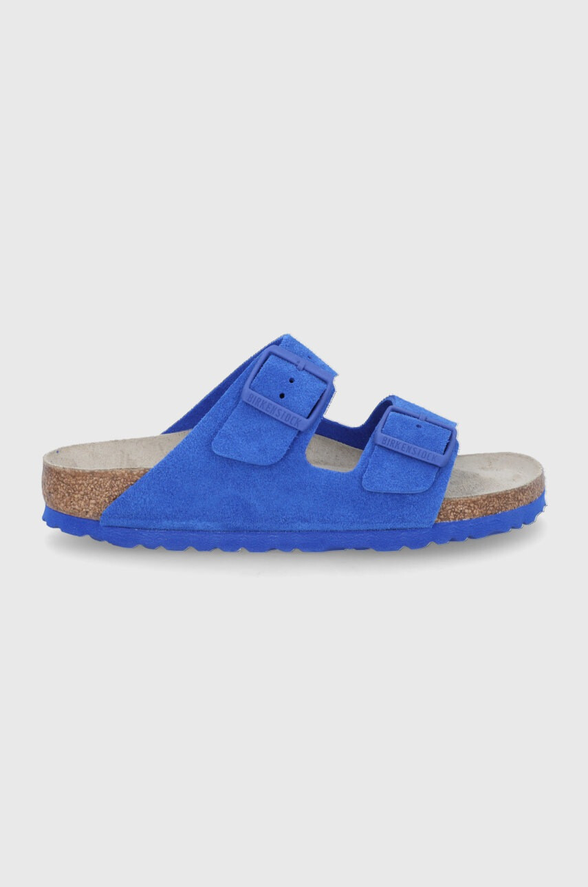 Birkenstock Велурени чехли Arizona - Pepit.bg