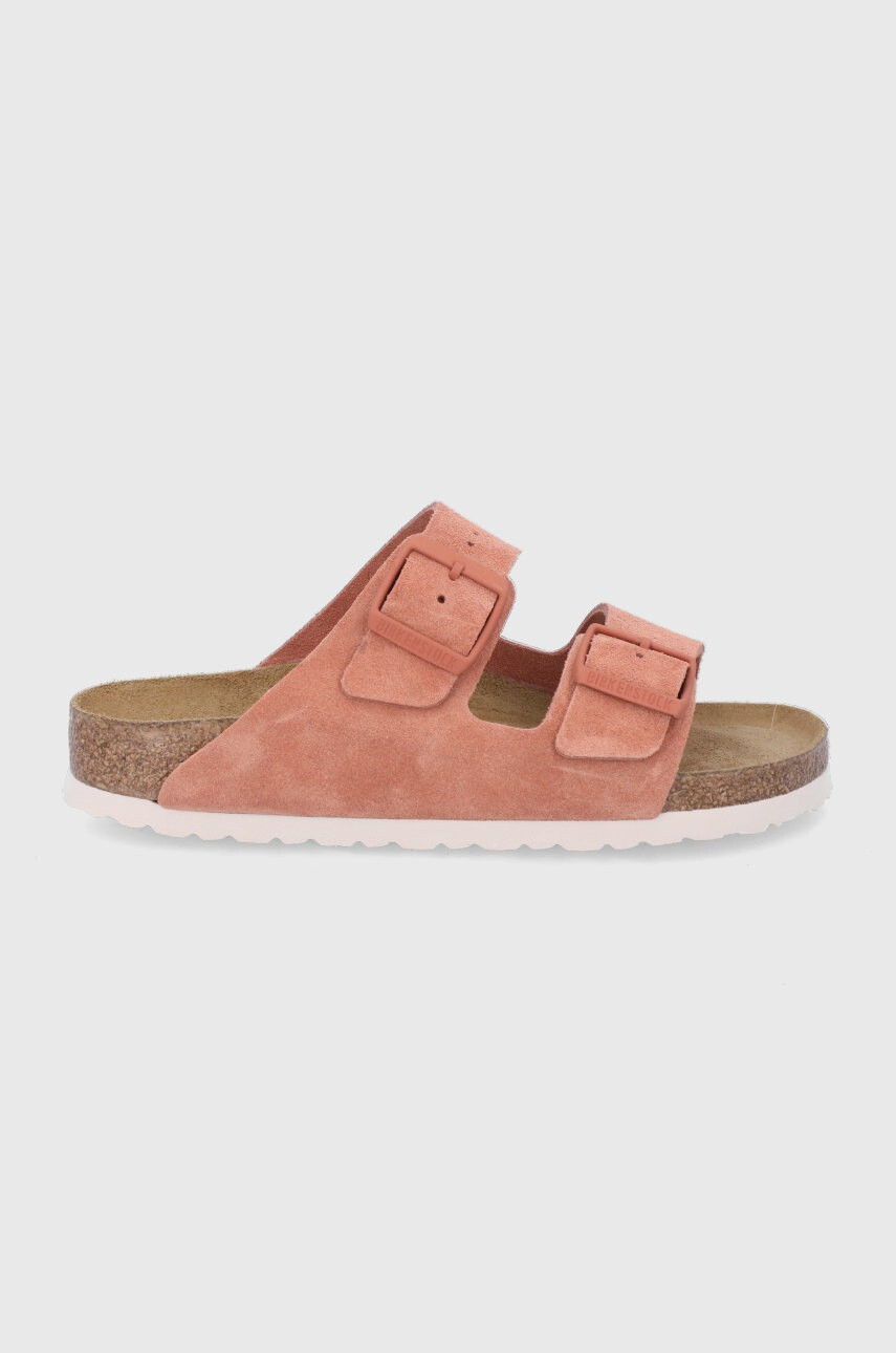 Birkenstock Велурени чехли Arizona - Pepit.bg
