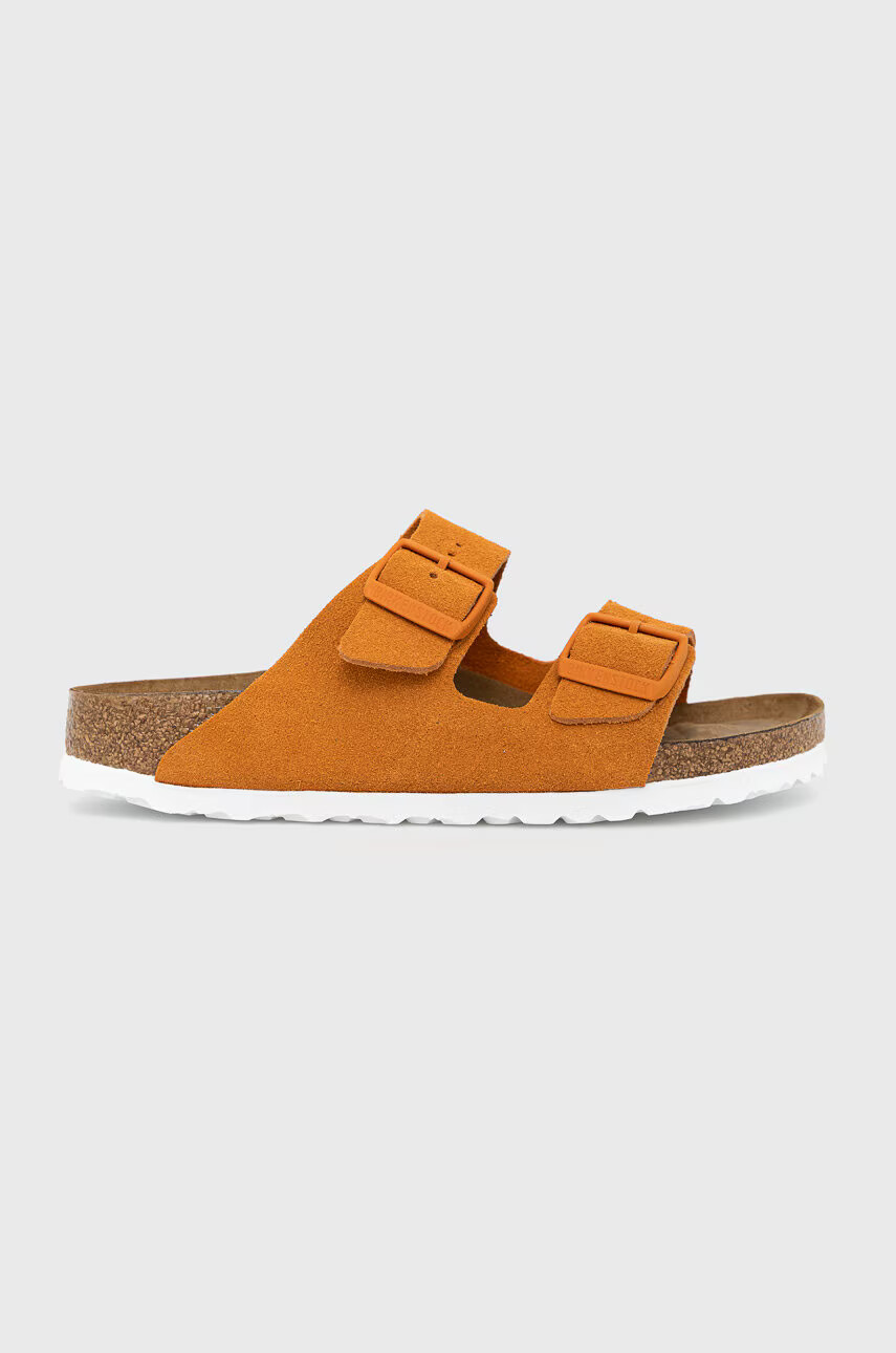 Birkenstock Велурени чехли Arizona - Pepit.bg