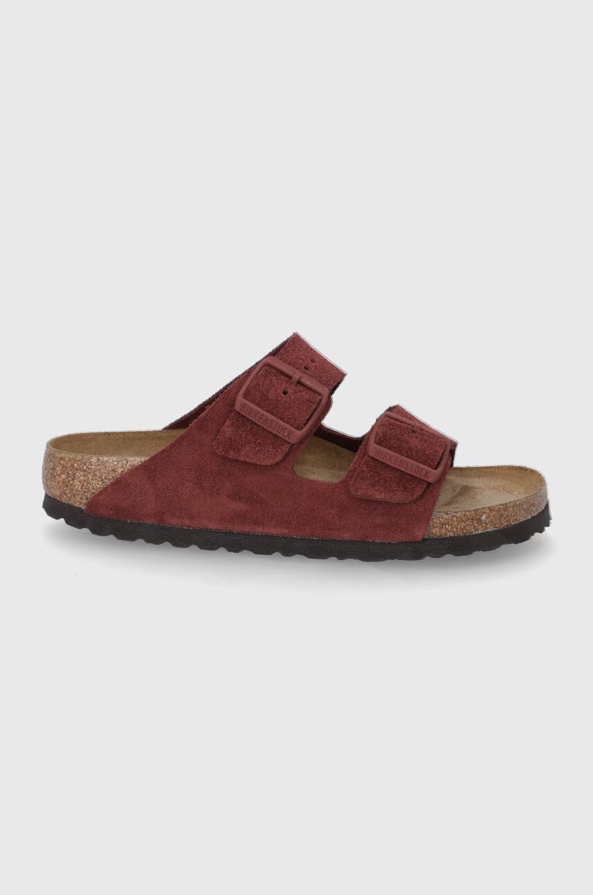 Birkenstock Велурени чехли Arizona - Pepit.bg