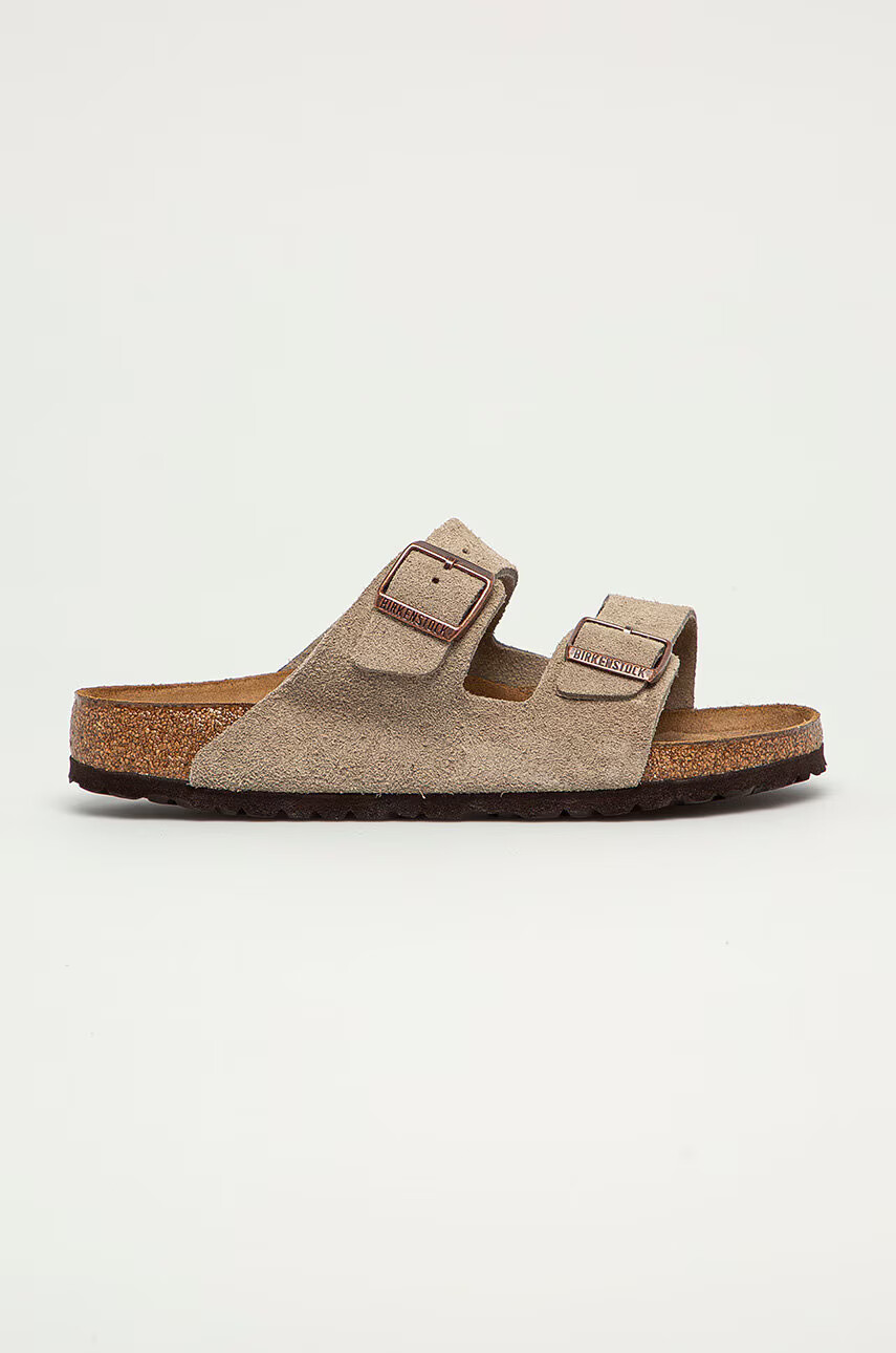 Birkenstock Велурени чехли Arizona - Pepit.bg