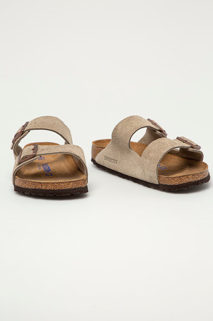 Birkenstock Велурени чехли Arizona - Pepit.bg