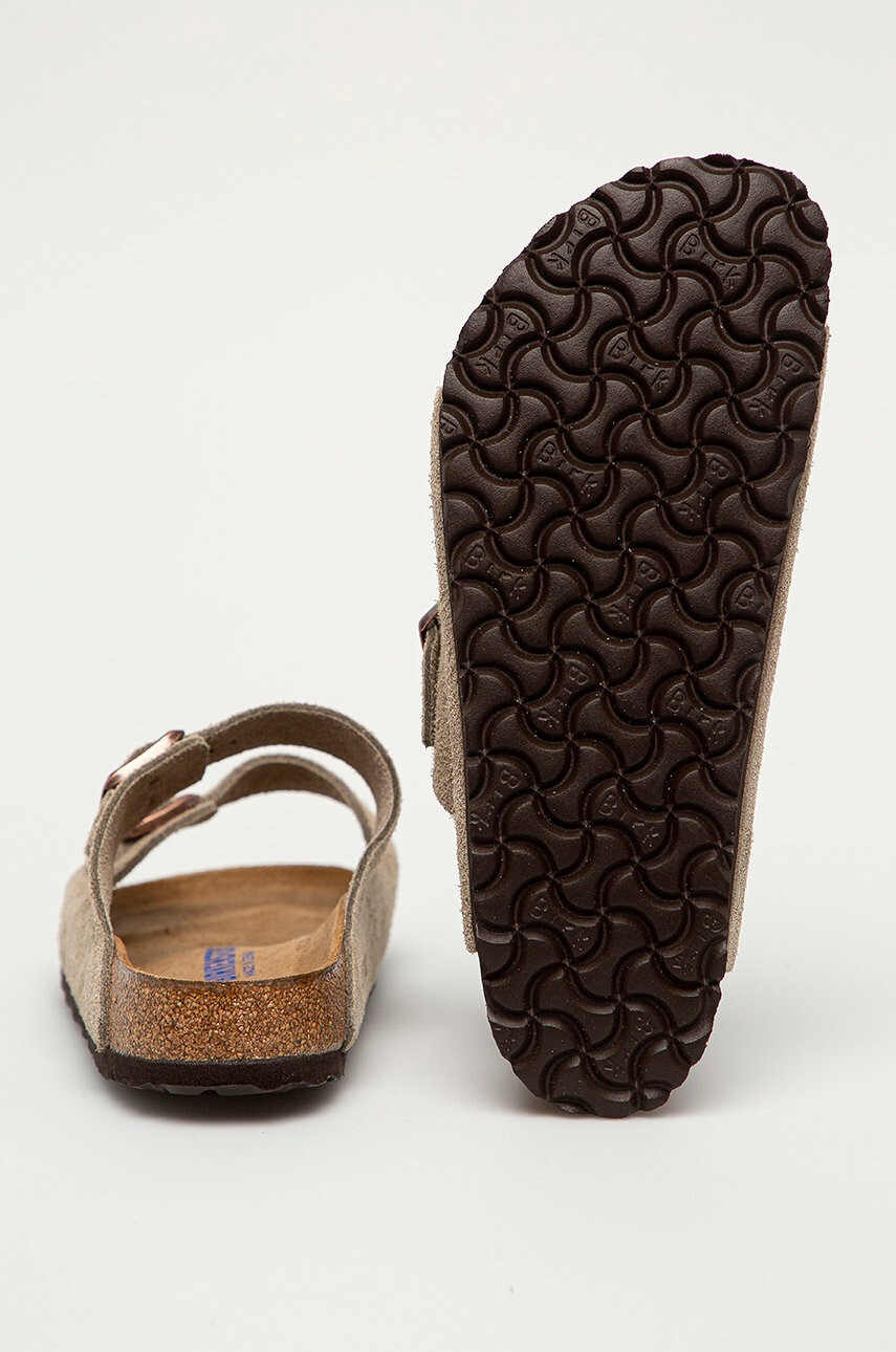 Birkenstock Велурени чехли Arizona - Pepit.bg