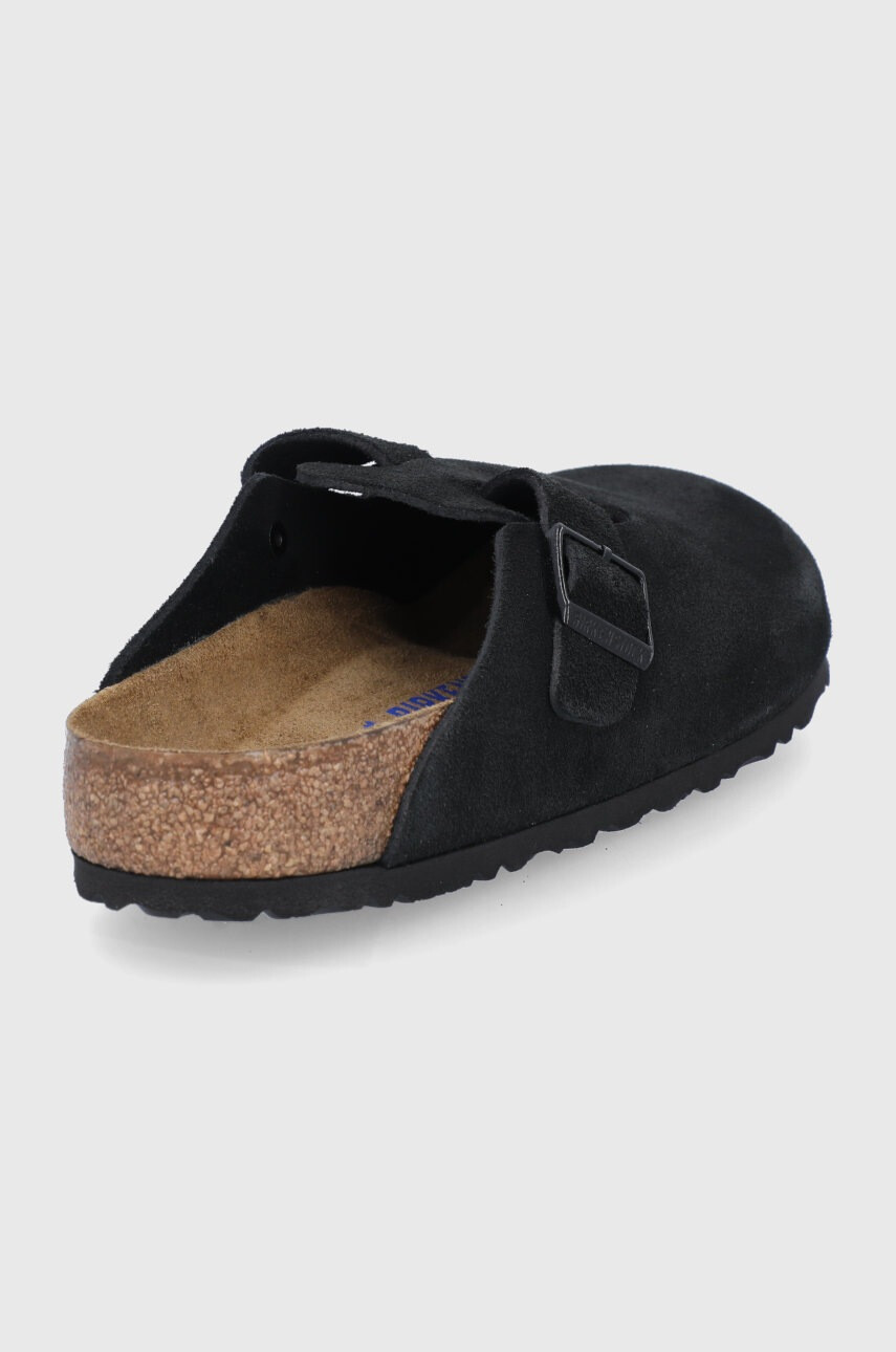 Birkenstock Велурени чехли - Pepit.bg