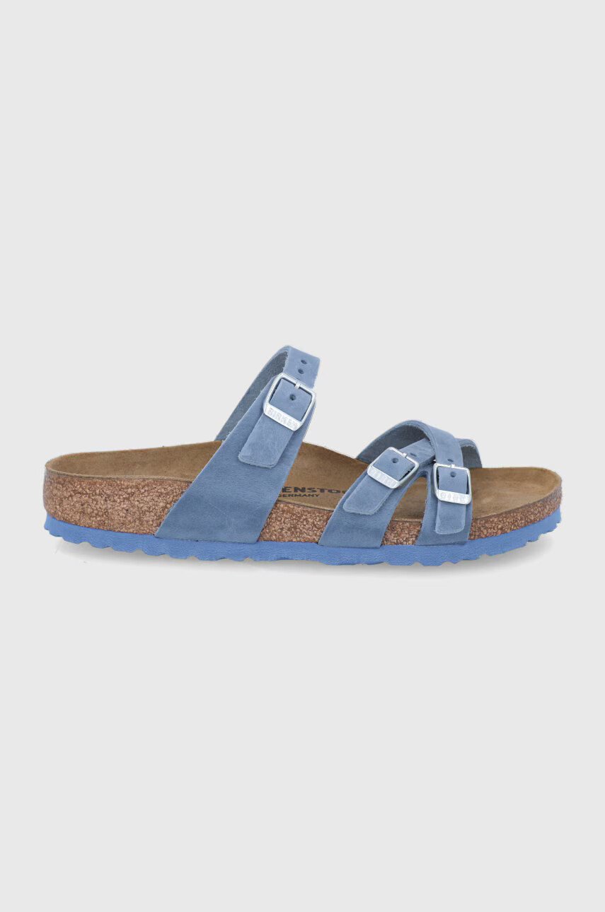 Birkenstock Велурени чехли Franca - Pepit.bg