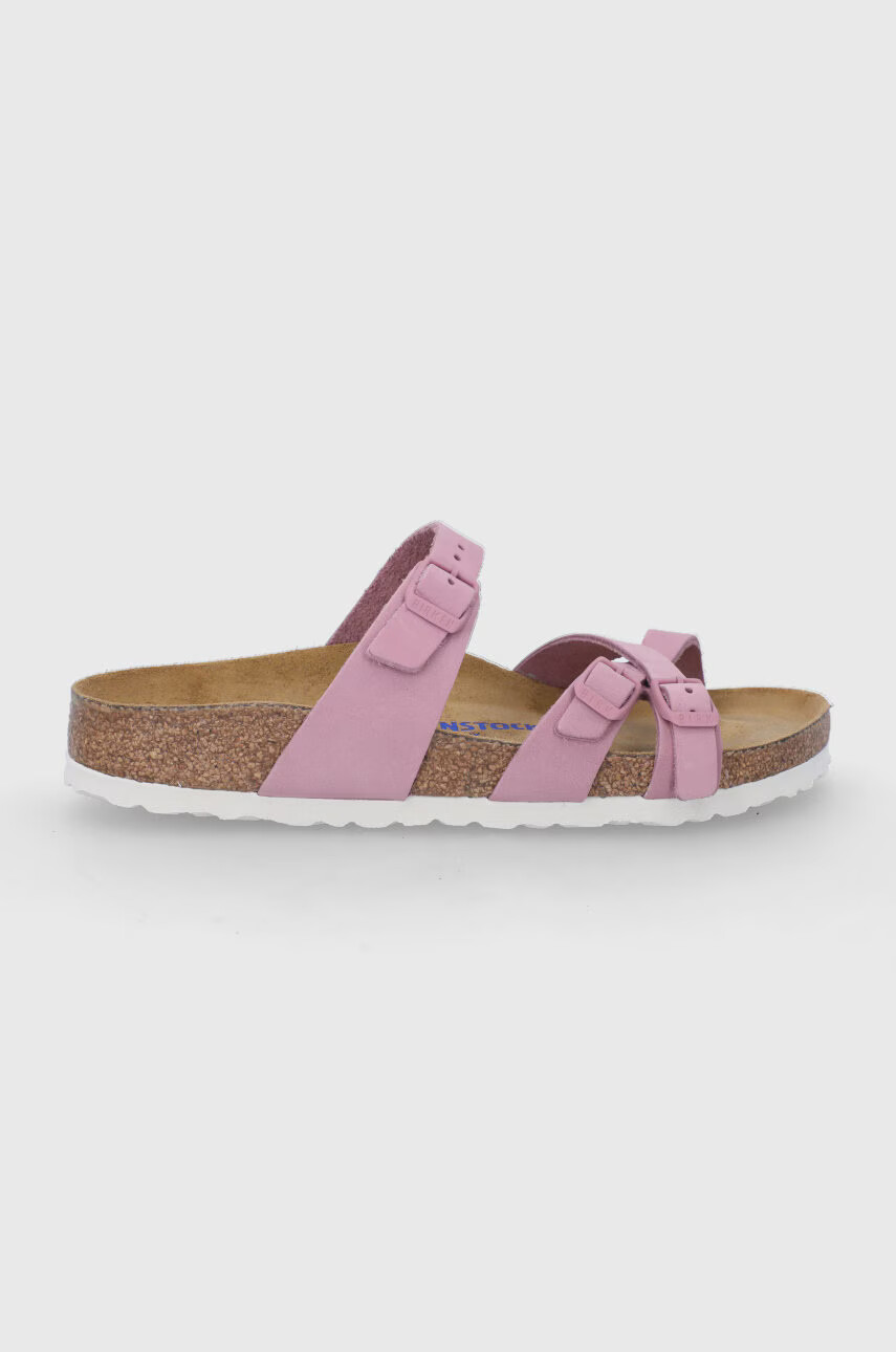Birkenstock Велурени чехли Franca - Pepit.bg