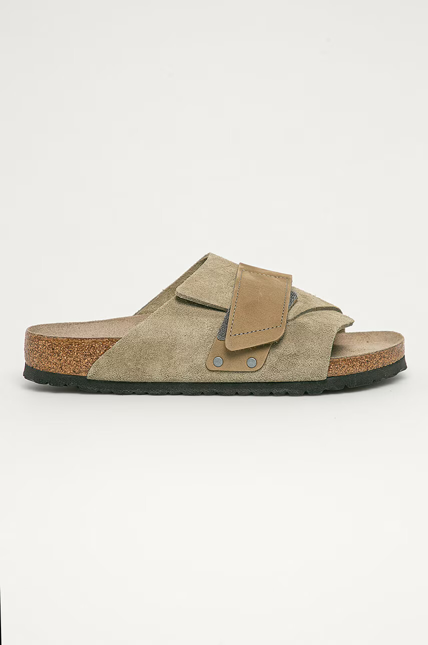 Birkenstock Велурени чехли Kyoto - Pepit.bg
