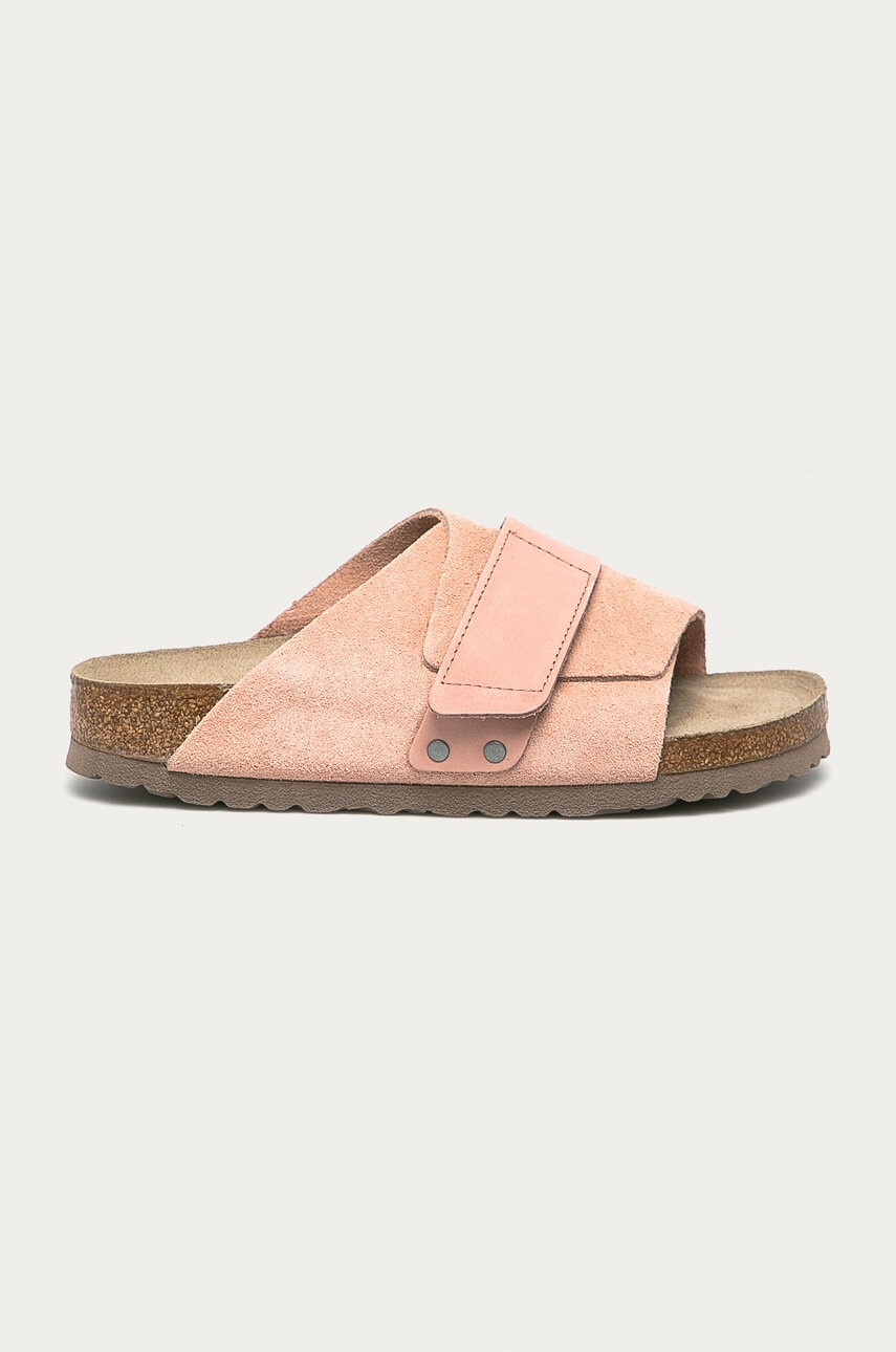 Birkenstock Велурени чехли Kyoto - Pepit.bg