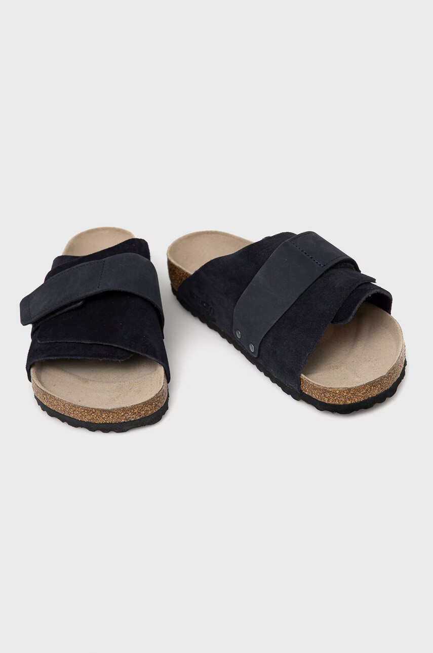 Birkenstock Велурени чехли Kyoto - Pepit.bg