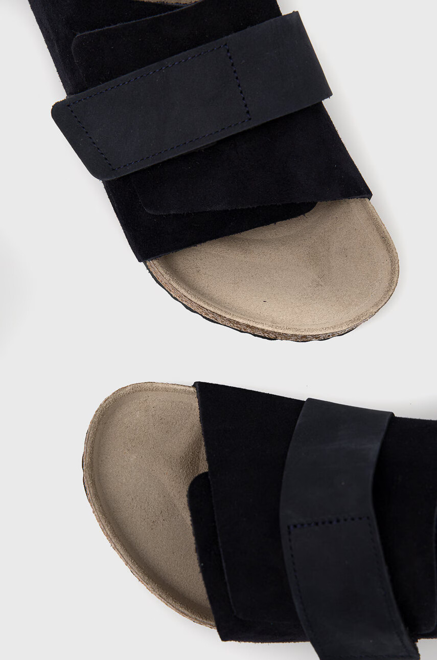 Birkenstock Велурени чехли Kyoto - Pepit.bg