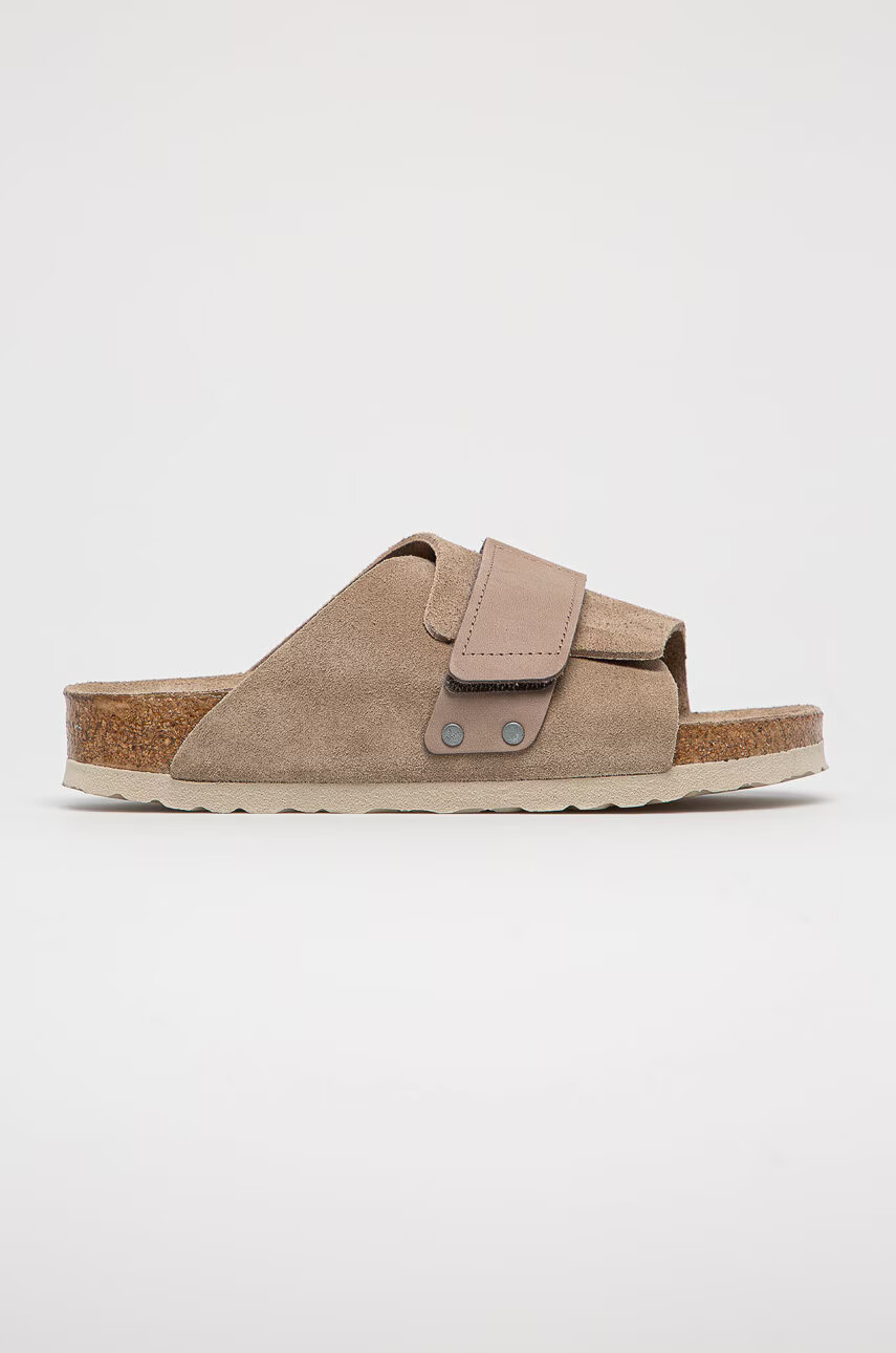 Birkenstock Велурени чехли Kyoto SFB - Pepit.bg