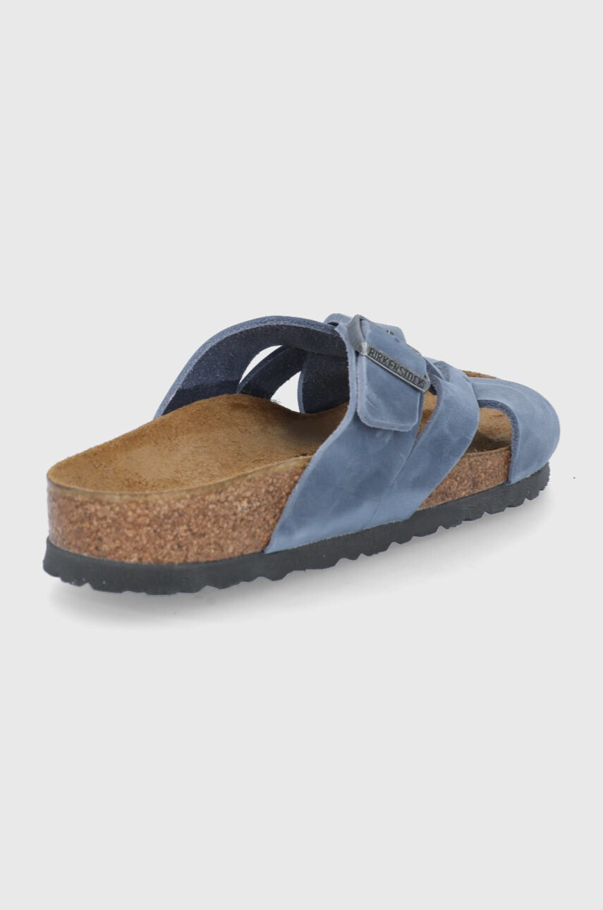 Birkenstock Велурени чехли Lugano - Pepit.bg