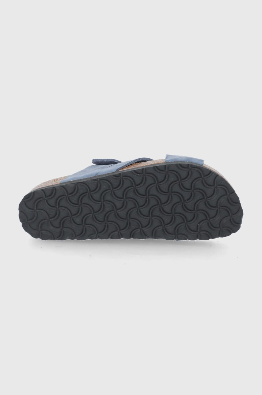 Birkenstock Велурени чехли Lugano - Pepit.bg