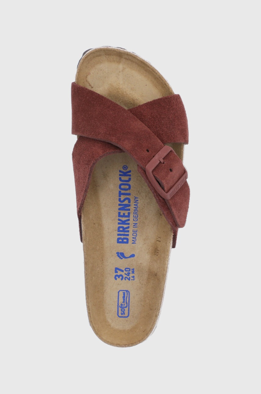 Birkenstock Велурени чехли Siena - Pepit.bg