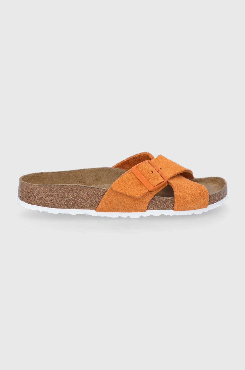 Birkenstock Велурени чехли Siena - Pepit.bg