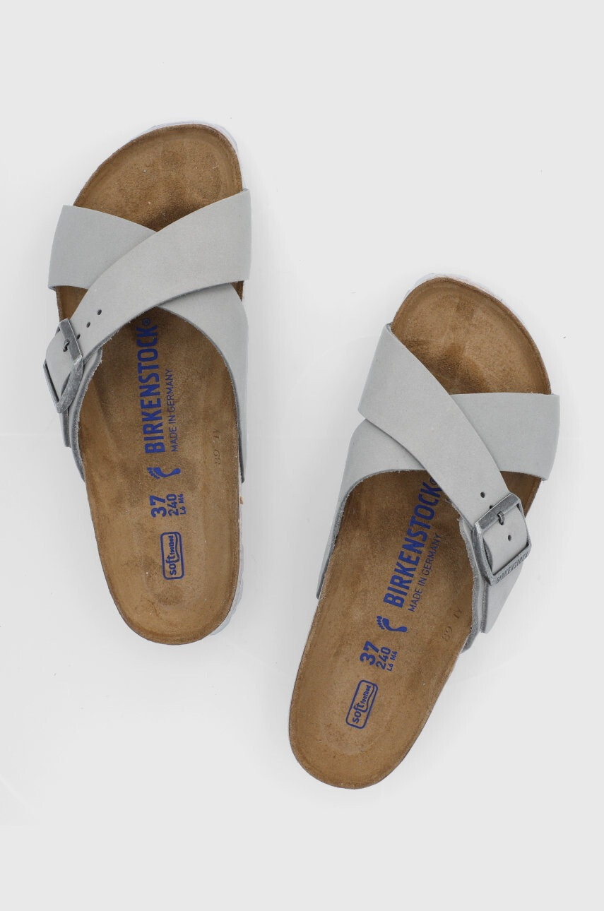Birkenstock Велурени чехли Siena - Pepit.bg
