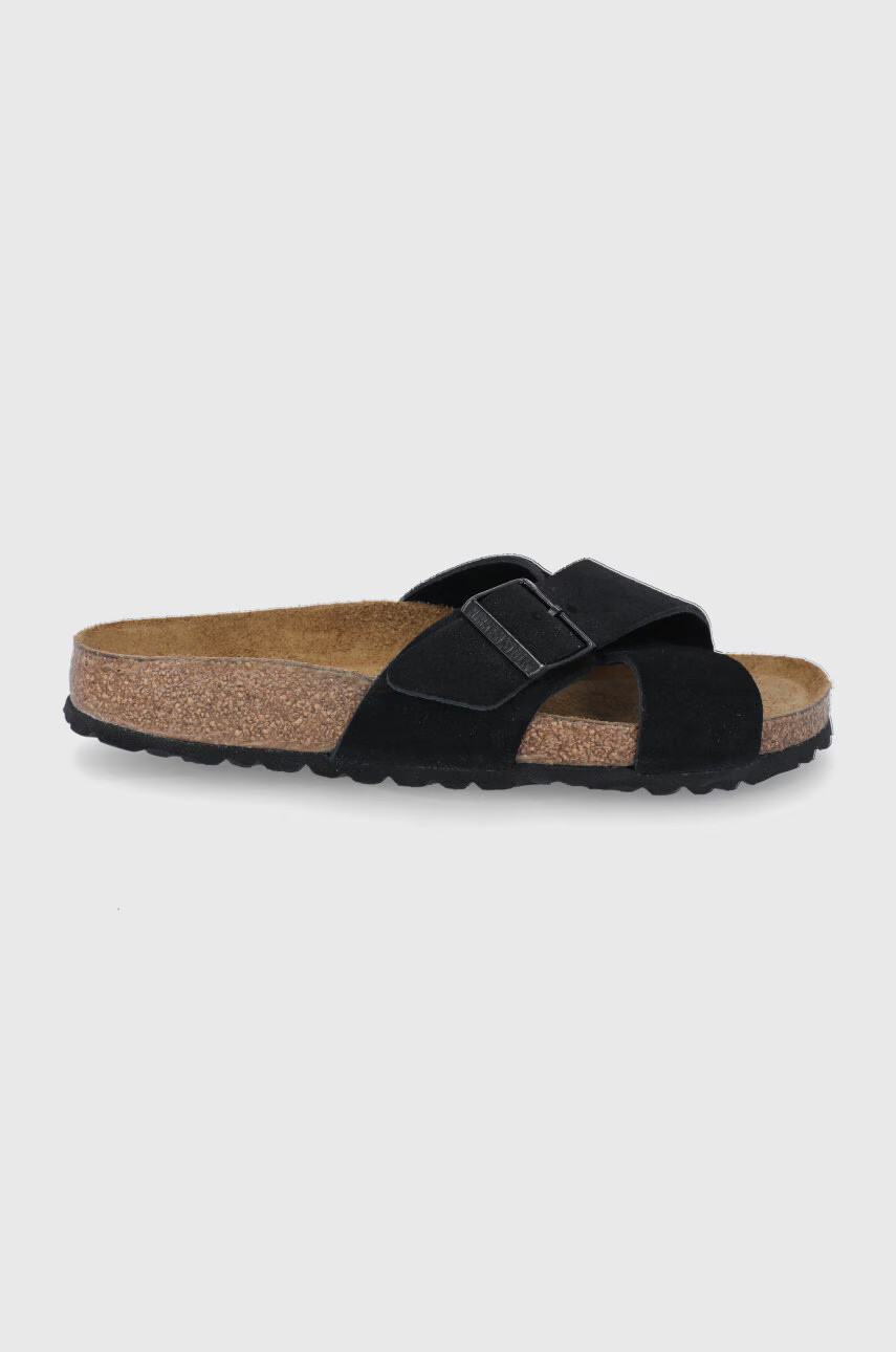 Birkenstock Велурени чехли Siena - Pepit.bg