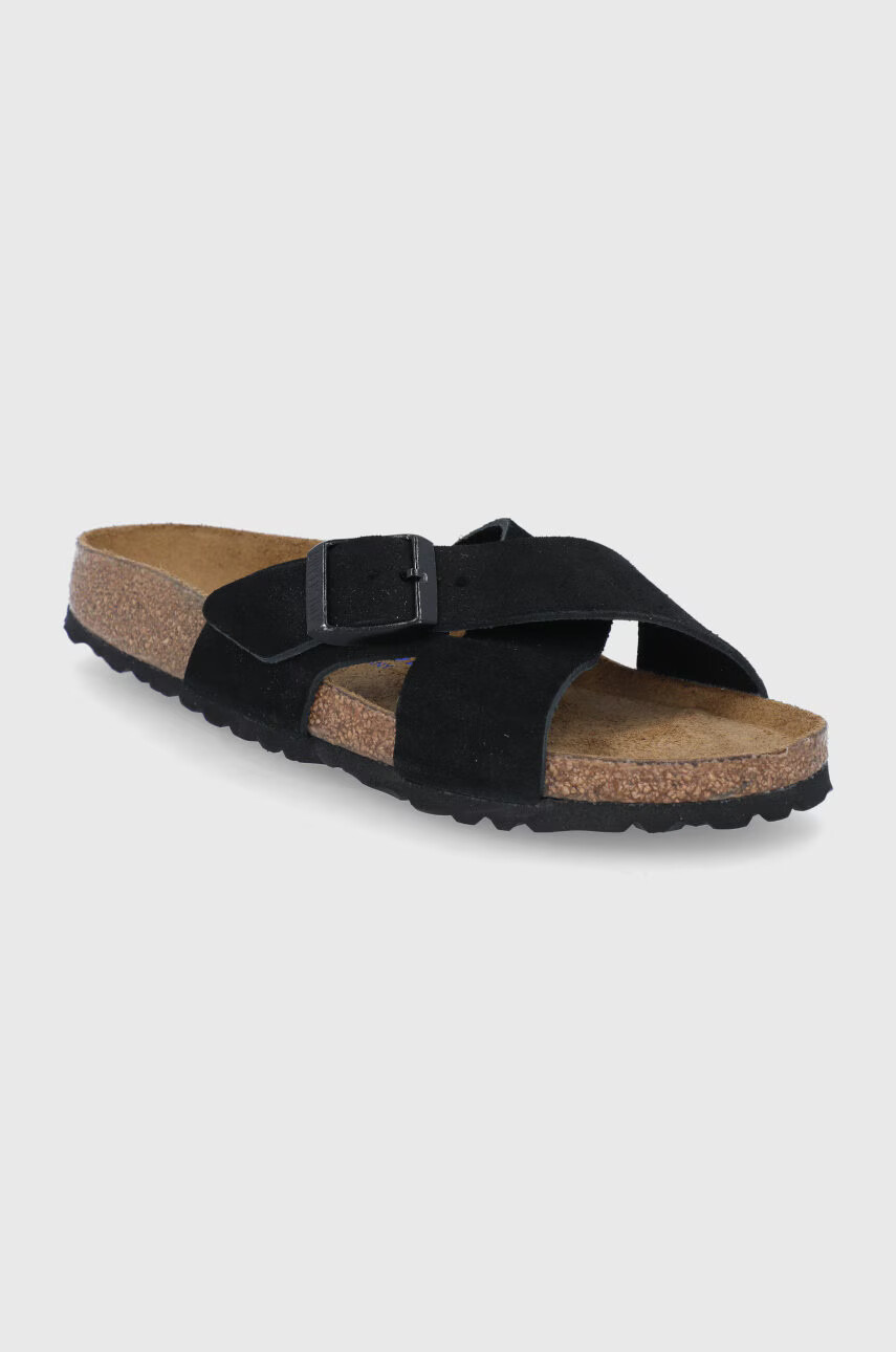 Birkenstock Велурени чехли Siena - Pepit.bg