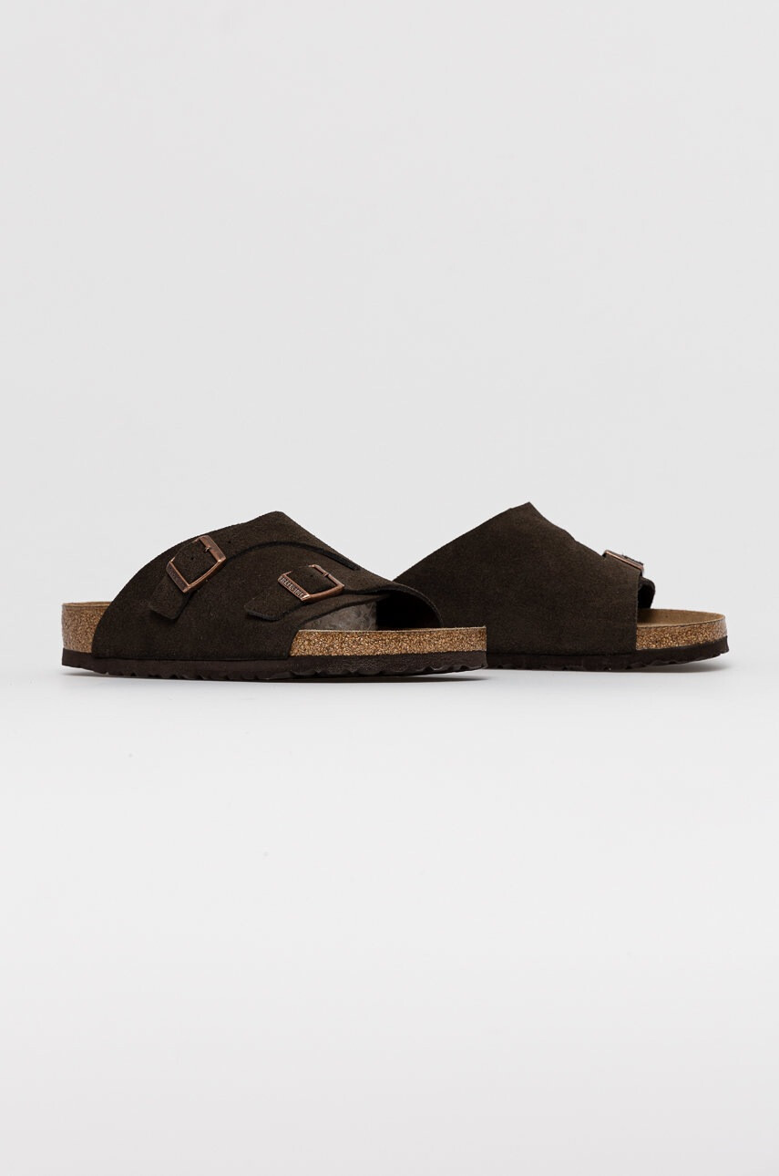 Birkenstock Велурени чехли Zürich - Pepit.bg