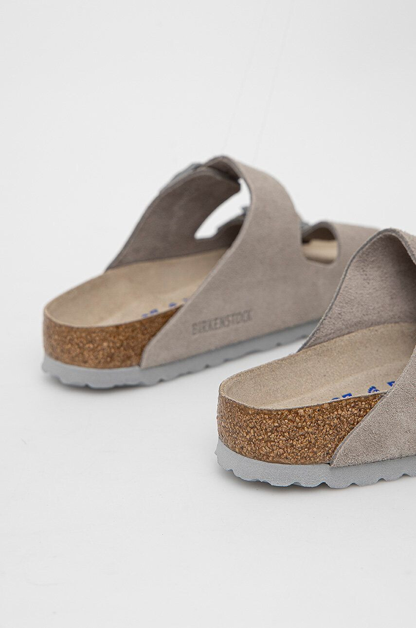 Birkenstock Велурени чехли - Pepit.bg