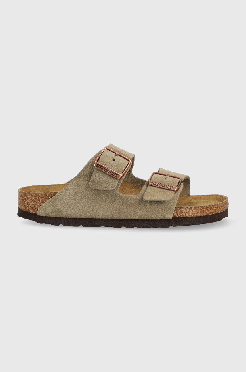 Birkenstock Велурени чехли Arizona - Pepit.bg
