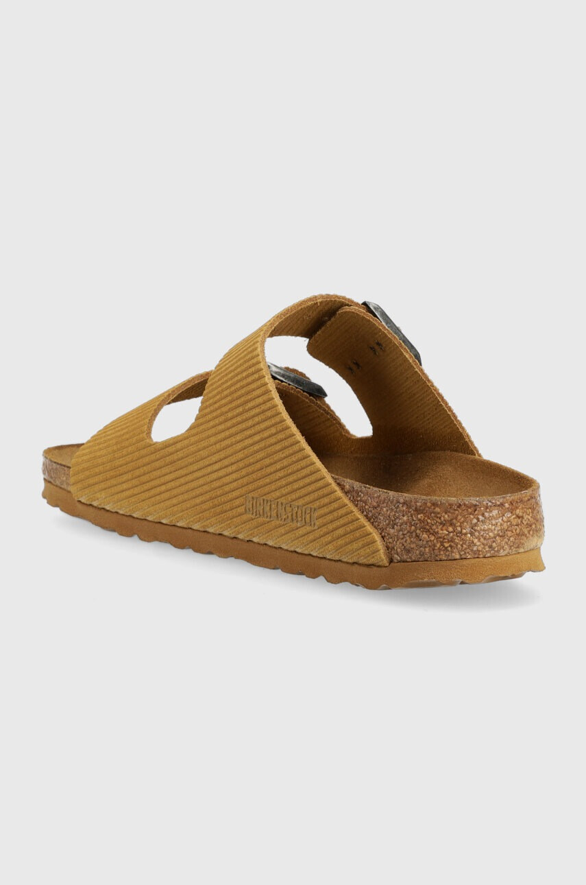 Birkenstock Велурени чехли Arizona в кафяво 1026097 - Pepit.bg