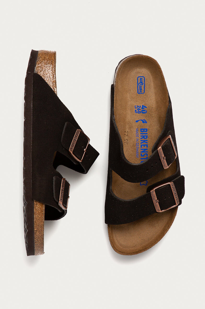 Birkenstock Велурени чехли Arizona - Pepit.bg
