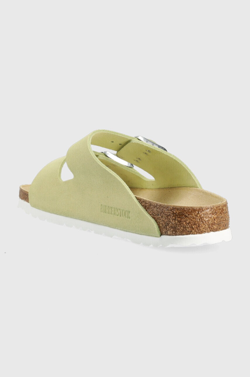 Birkenstock Велурени чехли Arizona BS в жълто 1024201 - Pepit.bg
