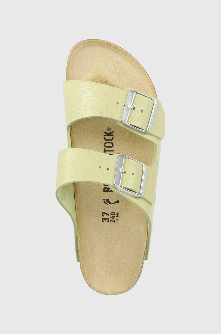 Birkenstock Велурени чехли Arizona BS в жълто 1024201 - Pepit.bg