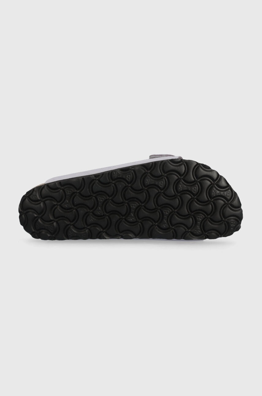 Birkenstock Велурени чехли Arizona SFB в лилаво 1024241 - Pepit.bg