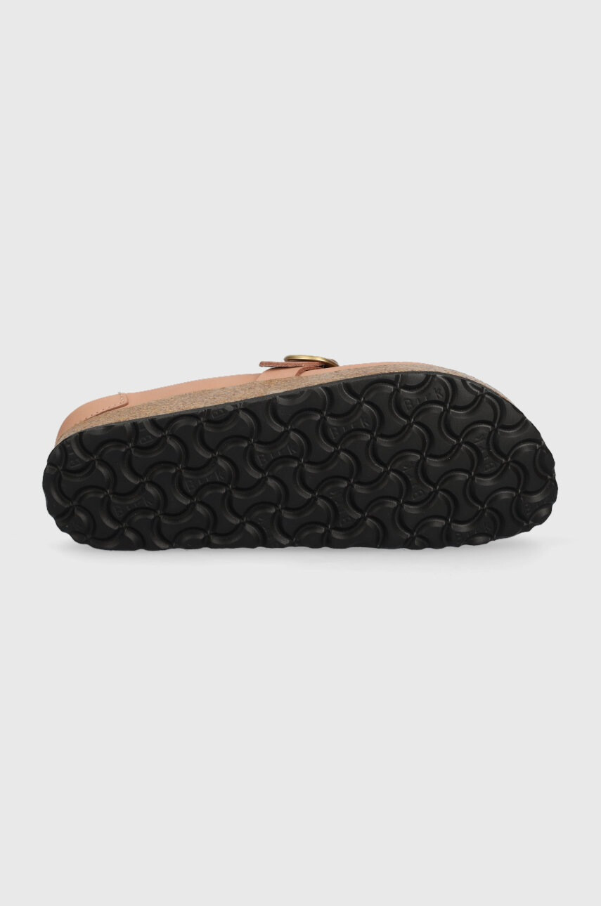 Birkenstock Велурени чехли BUCKLEY в розово 1024089 - Pepit.bg
