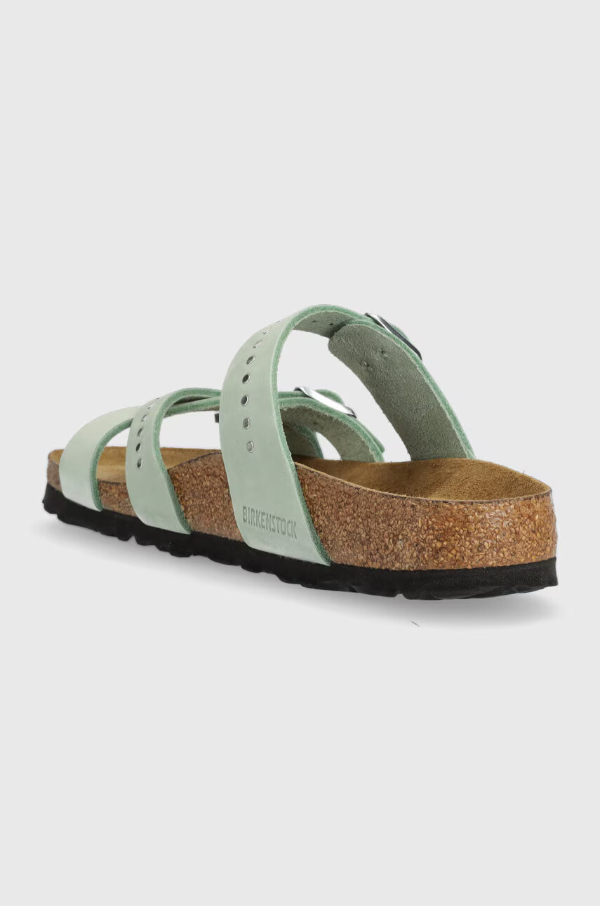 Birkenstock Велурени чехли Franca Injected Rivets SFB - Pepit.bg