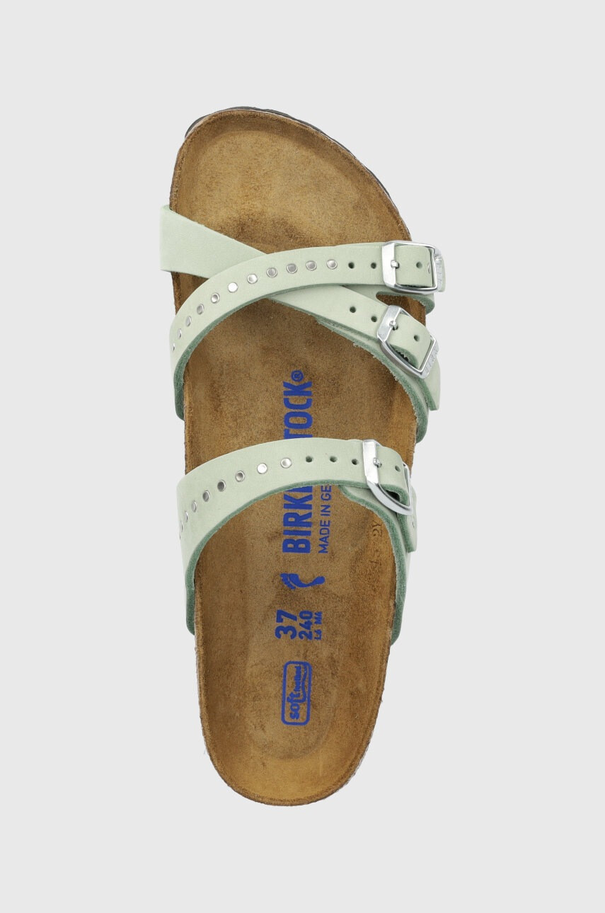 Birkenstock Велурени чехли Franca Injected Rivets SFB - Pepit.bg